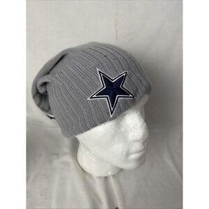Dallas Cowboys NFL Basic Knit Hat Beanie Winter Cap Blue/Gray, OSFA,